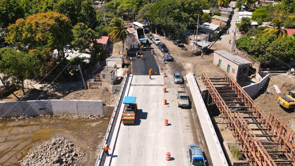Avanza construcción del puente sobre río Jute en carretera de El Litoral avanza-construccion-del-puente-sobre-rio-jute-en-carretera-de-el-litoral